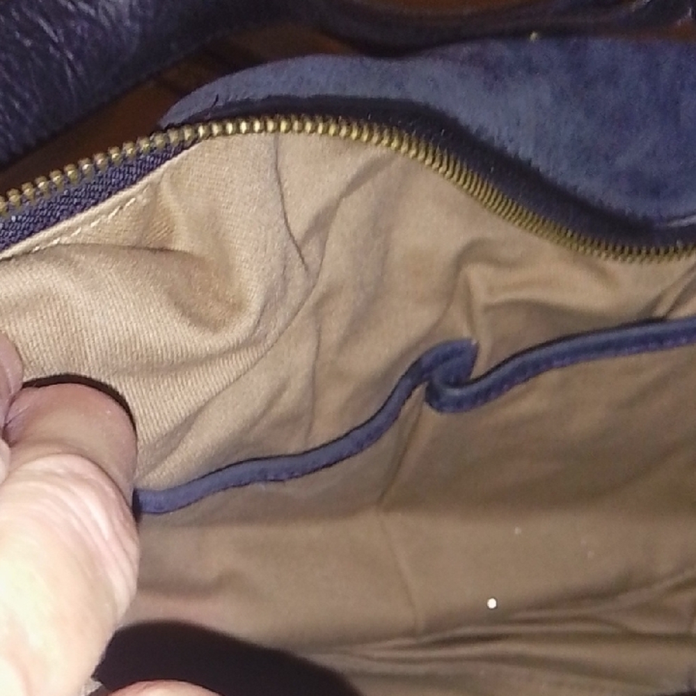 Lucky Brand Black Hobo Bag with Fringe - Picture 11 of 14